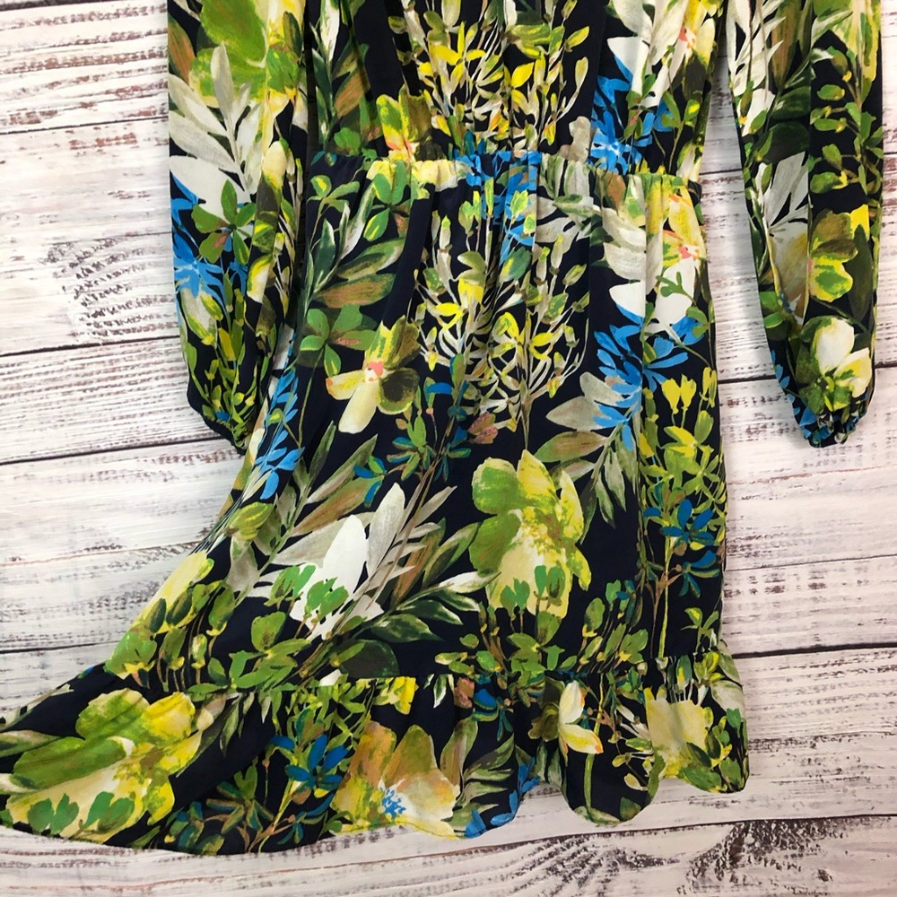 J. Crew Watercolor Silk Floral Dress - Picture 5 of 8